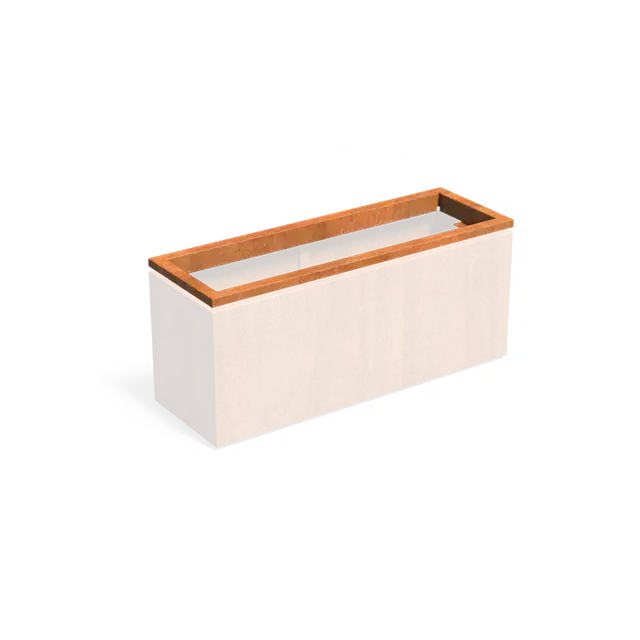 Nieuw binnen | Cortenstaal PlantenbakkenCARREZ in-lite Ready1500 x 500 x 89 mm