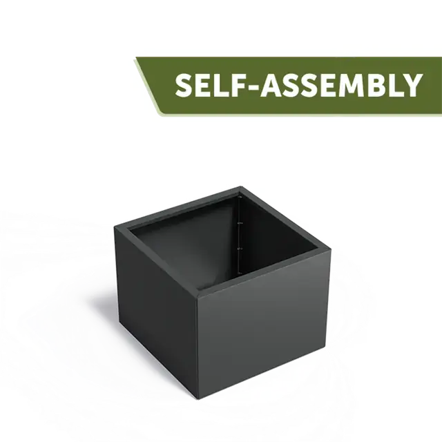 Gecoat staal PlantenbakkenCARREZ Connect zonder bodem800 x 800 x 600 mm | Bestseller