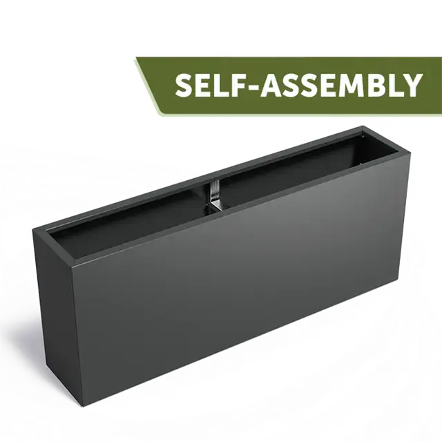 Gecoat staal PlantenbakkenCARREZ Connect zonder bodem2000 x 400 x 800 mm | Nieuw product