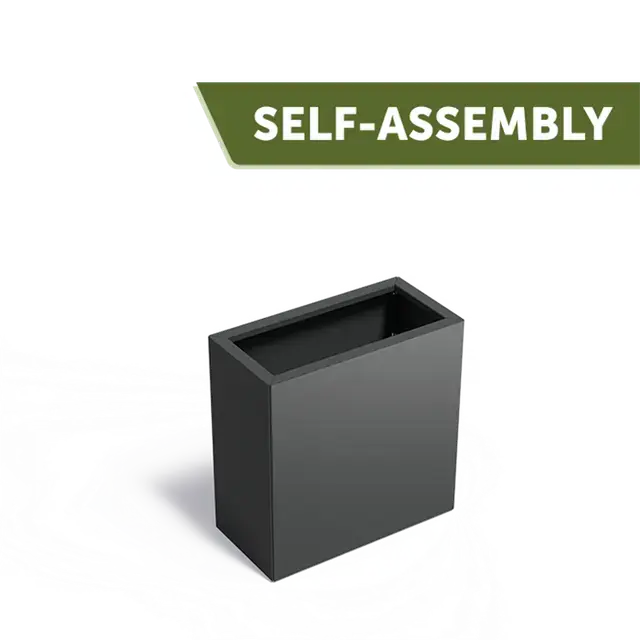 Uitverkoop | Gecoat staal PlantenbakkenCARREZ Connect zonder bodem800 x 400 x 800 mm