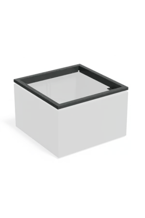 Zolang de voorraad strekt - Aluminium PlantenbakkenCARREZ in-lite Ready1000 x 1000 x 91 mm