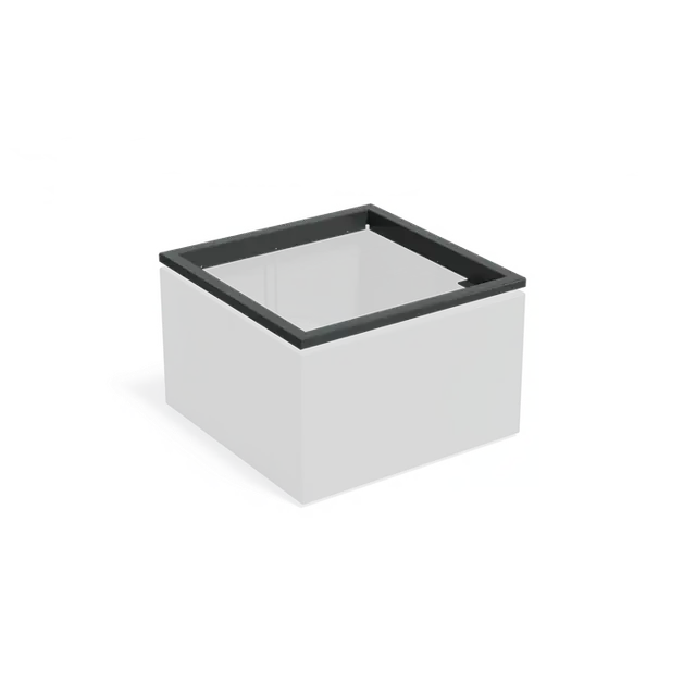 Zolang de voorraad strekt - Aluminium PlantenbakkenCARREZ in-lite Ready1000 x 1000 x 91 mm