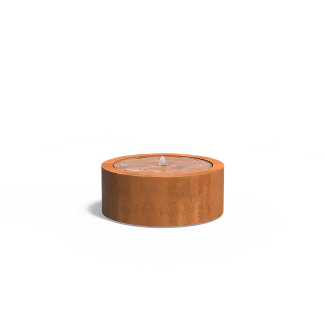 Populair bij klanten | Cortenstaal WaterelementenWatertafels rond1000 x 400 mm