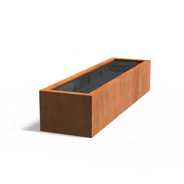 Veilig betalen - Cortenstaal WaterelementenVijvers standaard3000 x 800 x 600 mm