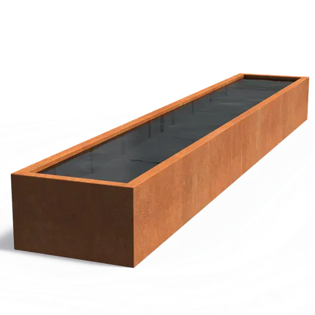 Erg populair - Cortenstaal WaterelementenVijvers standaard6000 x 1000 x 600 mm