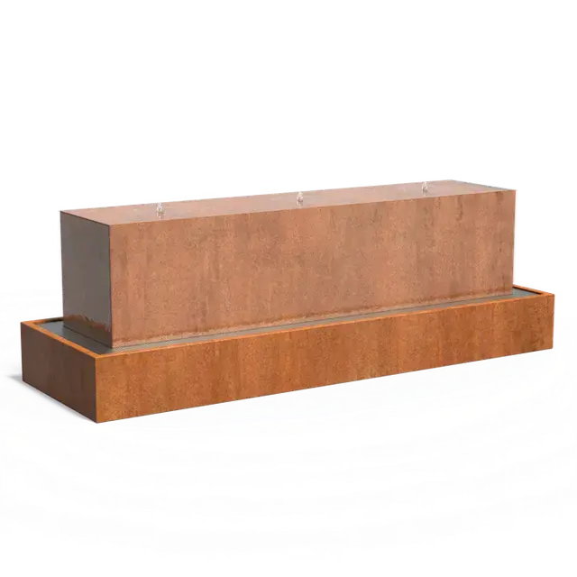 Cortenstaal WaterelementenWaterblok3000 x 700 x 700 mm | Nu beschikbaar