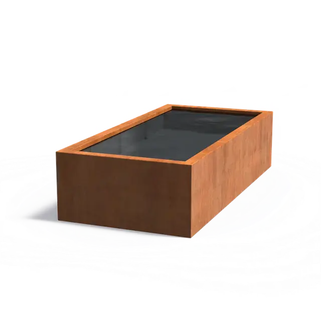 Cortenstaal WaterelementenVijvers standaard2500 x 1200 x 600 mm - Verlaagde prijs