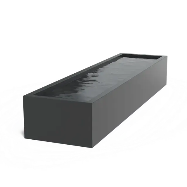 Online bestelbaar - Aluminium WaterelementenVijvers standaard4000 x 1000 x 600 mm