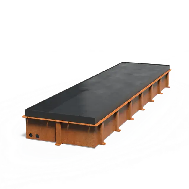 Meest verkocht - Cortenstaal WaterelementenSpiegelvijver4000 x 1000 x 414 mm