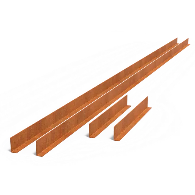 Aanrader | Cortenstaal WaterelementenSpiegelvijver L-profiel5990 x 45 x 110 mm