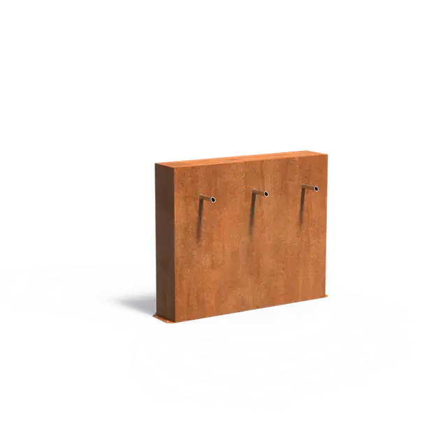 Rechtstreeks uit de fabriek - Cortenstaal WaterelementenVijvermuren vrijstaand1200 x 250 x 1000 mm