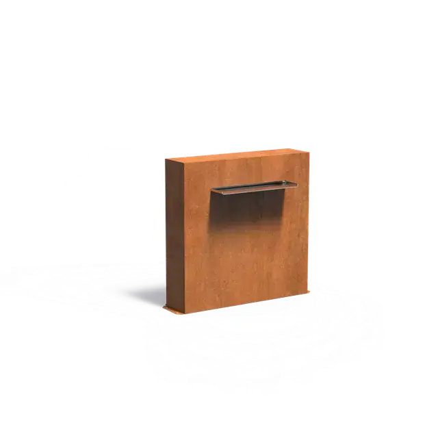 Laatste kans | Cortenstaal WaterelementenVijvermuren vrijstaand1000 x 250 x 1000 mm