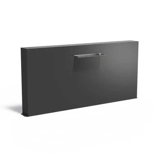 Klaar voor verzending - Aluminium WaterelementenVijvermuren vrijstaand2500 x 250 x 1200 mm