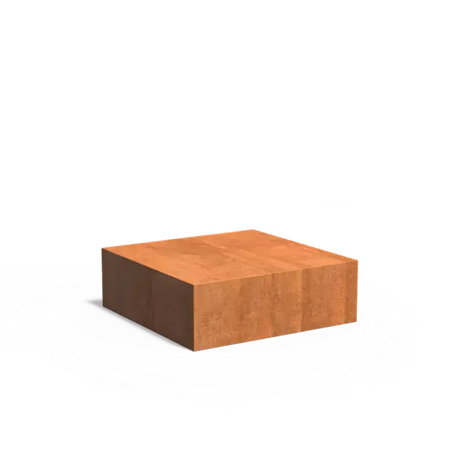 Snelle levering | Cortenstaal SokkelsSokkel1200 x 1200 x 400 mm
