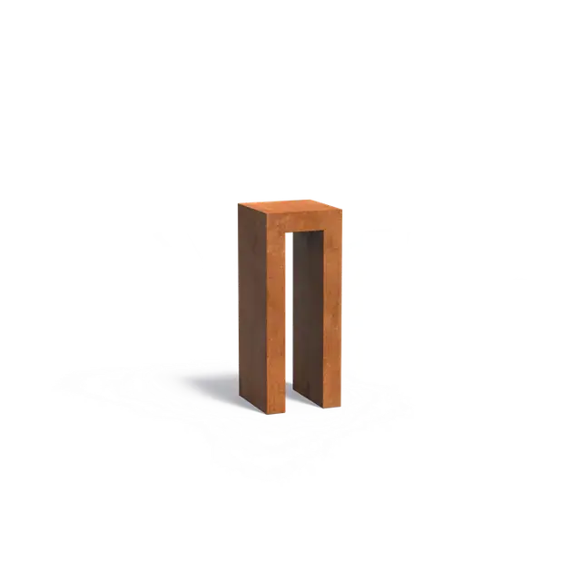 Cortenstaal SokkelsU-Sokkel400 x 400 x 1000 mm | Voordelig