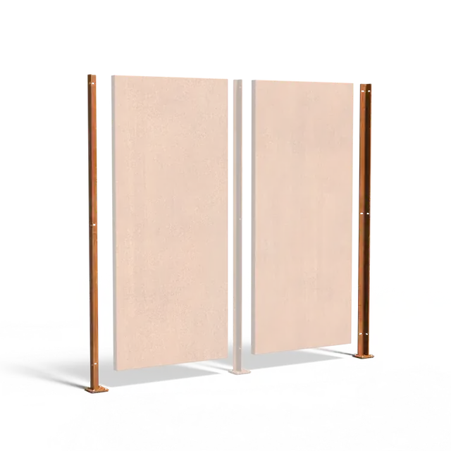 Prijsverlaging | Cortenstaal PanelenHoekstaander115 x 115 x 2700 mm