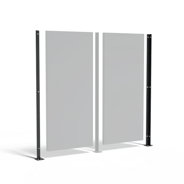 Gecoat staal PanelenHoekstaander115 x 115 x 2700 mm - Favoriet van klanten