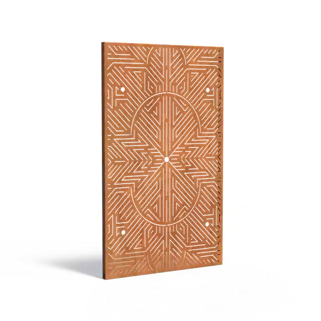 Meest verkocht | Cortenstaal PanelenPaneel Geometric1100 x 50 x 1800 mm