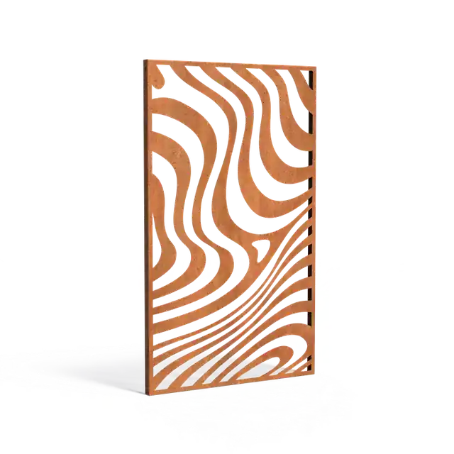 Cortenstaal PanelenPaneel Geometric1100 x 50 x 1800 mm - Bespaar nu