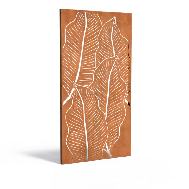 Erg populair | Cortenstaal PanelenPaneel Geometric1100 x 50 x 2000 mm