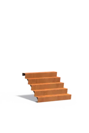 Actie | Cortenstaal TrappenTrappen1250 x 1200 x 850 mm