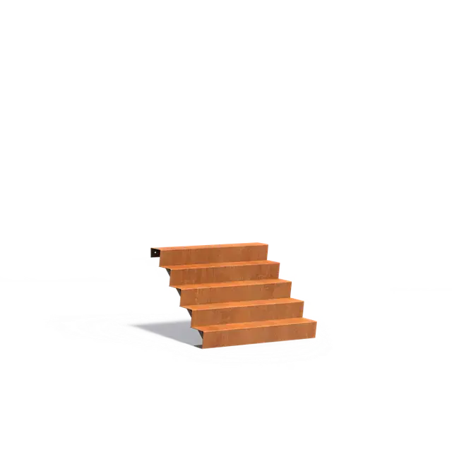 Actie | Cortenstaal TrappenTrappen1250 x 1200 x 850 mm