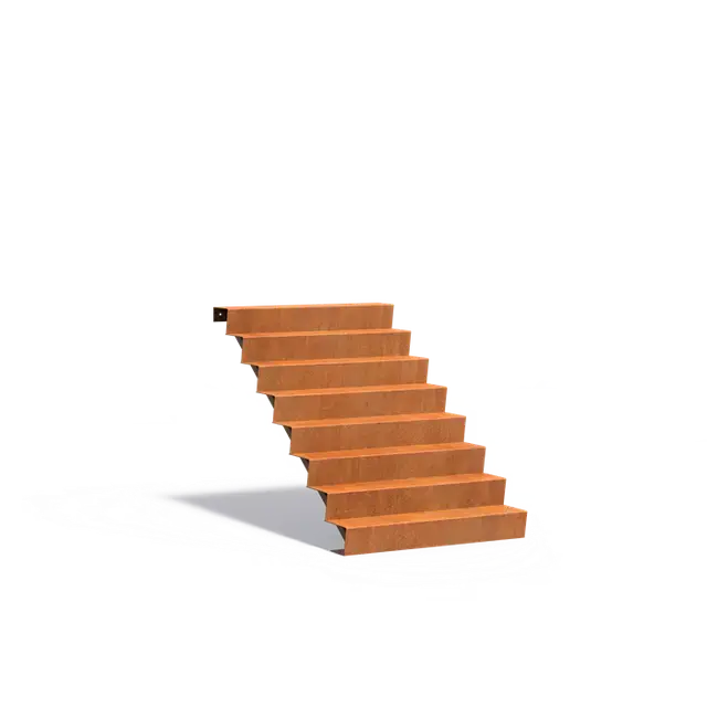 Mis het niet | Cortenstaal TrappenTrappen1250 x 1920 x 1360 mm