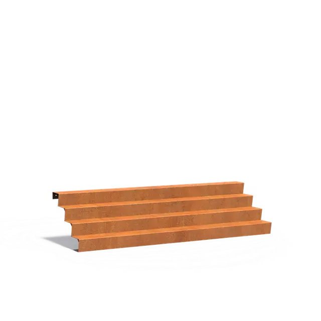 Cortenstaal TrappenTrappen3000 x 960 x 680 mm - Nieuw