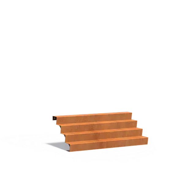 Nu beschikbaar | Cortenstaal TrappenTrappen2000 x 960 x 680 mm