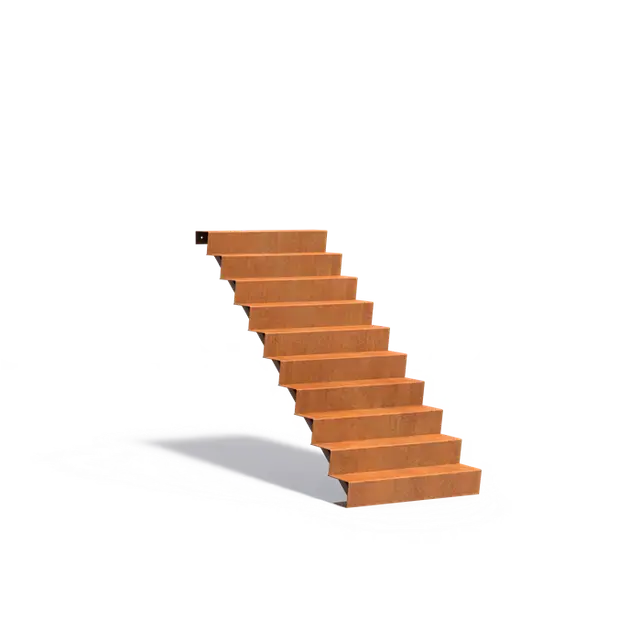 Scherp geprijsd | Cortenstaal TrappenTrappen1000 x 2400 x 1700 mm