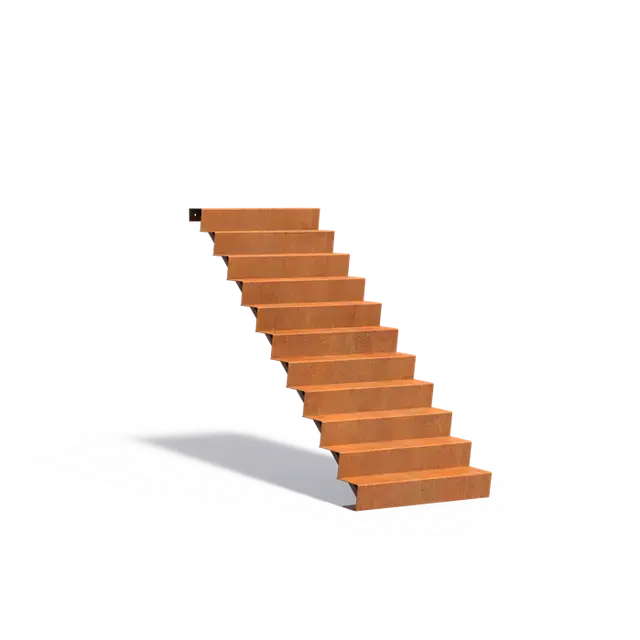 Laatste stuks - Cortenstaal TrappenTrappen1000 x 2640 x 1870 mm