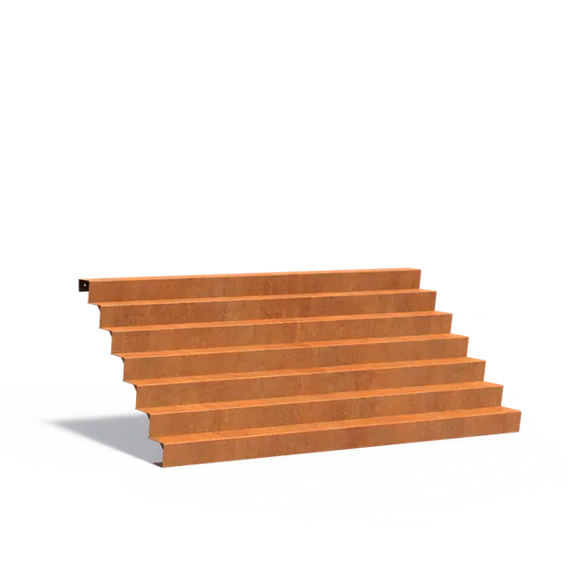 Nieuw in de shop | Cortenstaal TrappenTrappen3000 x 1680 x 1190 mm