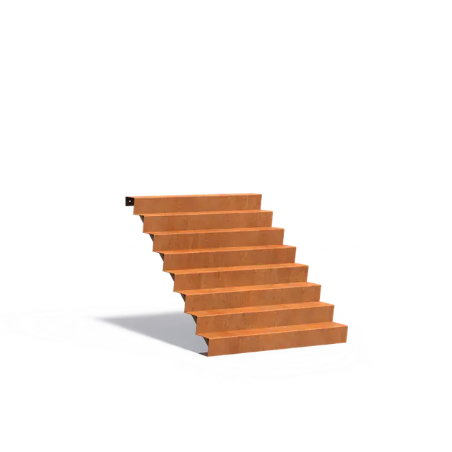 Cortenstaal TrappenTrappen1500 x 1920 x 1360 mm | Speciale aanbieding