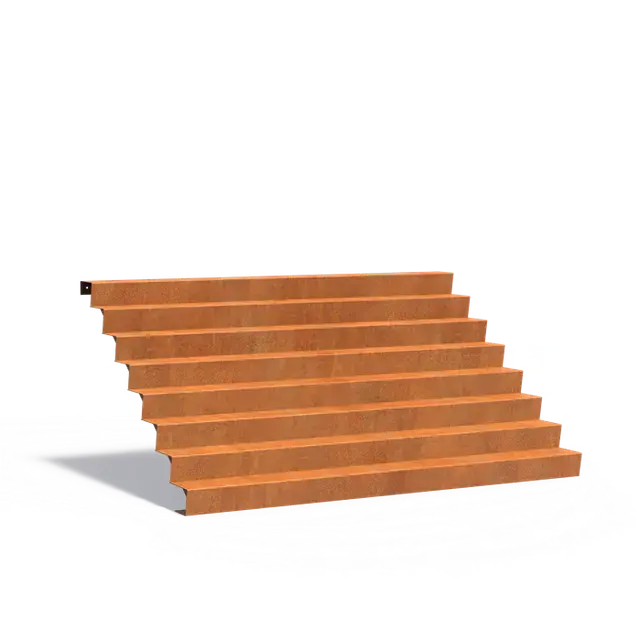 Cortenstaal TrappenTrappen3000 x 1920 x 1360 mm - Scherp geprijsd