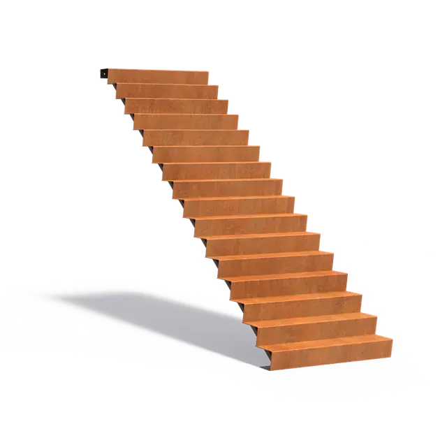 Cortenstaal TrappenTrappen1250 x 3840 x 2720 mm - Deal