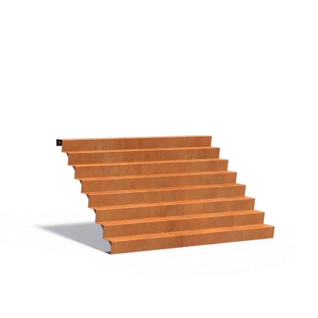 Cortenstaal TrappenTrappen2500 x 1920 x 1360 mm | Premium