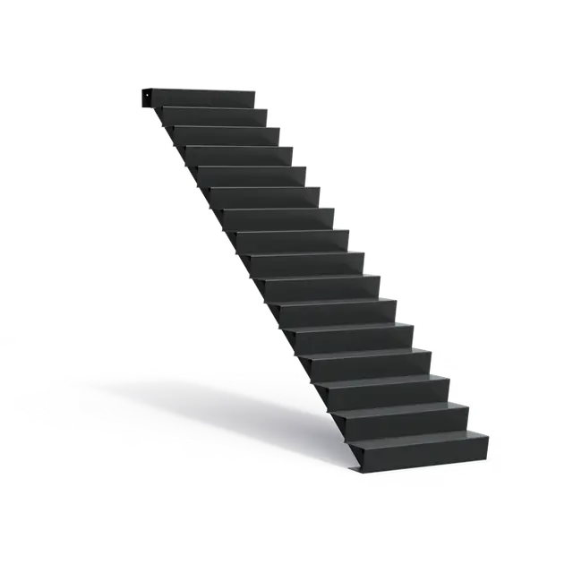 Korting | Aluminium TrappenTrappen1000 x 3840 x 2720 mm
