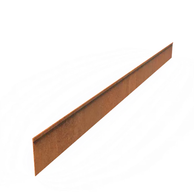 Veel voordeel | Cortenstaal KantopsluitingenKantopsluiting geplette bovenrand2300 x 2 x 150 mm