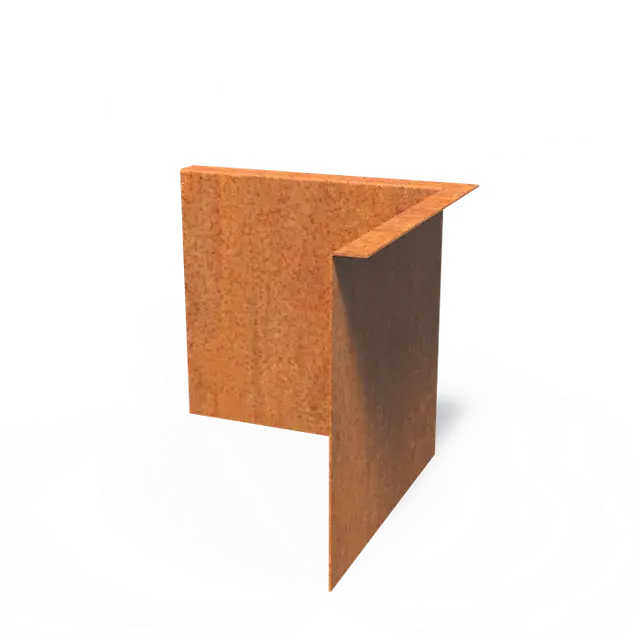 Deal | Cortenstaal KantopsluitingenKantopsluiting hoek gezette bovenrand300 x 300 x 290 mm