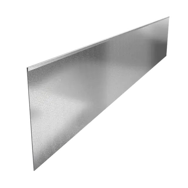 Superprijs | Verzinkt staal KantopsluitingenKantopsluiting geplette bovenrand2300 x 2 x 390 mm