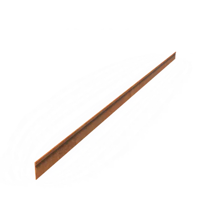 Cortenstaal KantopsluitingenKantopsluiting geplette bovenrand2300 x 2 x 70 mm | Direct bestellen