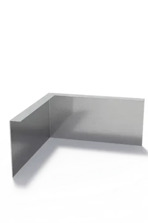 Actieprijs - Verzinkt staal KantopsluitingenKantopsluiting hoek gezette bovenrand300 x 300 x 150 mm