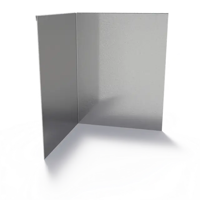 Verzinkt staal KantopsluitingenKantopsluiting hoek geplette bovenrand300 x 300 x 390 mm - Premium