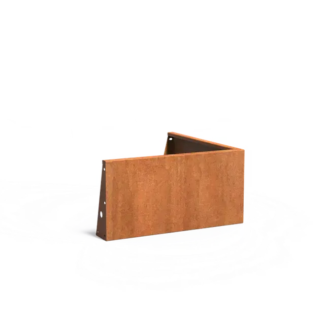 Nieuw binnen - Cortenstaal KeerwandenKeerwand 5001000 x 1000 x 500 mm