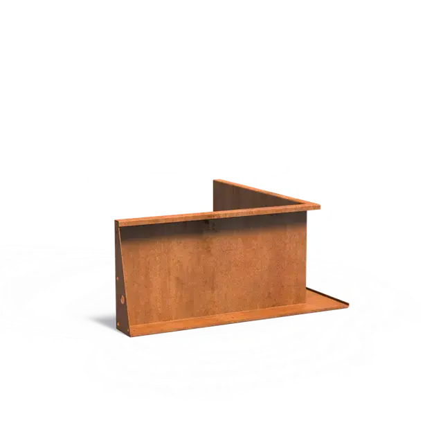 Nieuw in de shop - Cortenstaal KeerwandenKeerwand 5001000 x 1000 x 500 mm