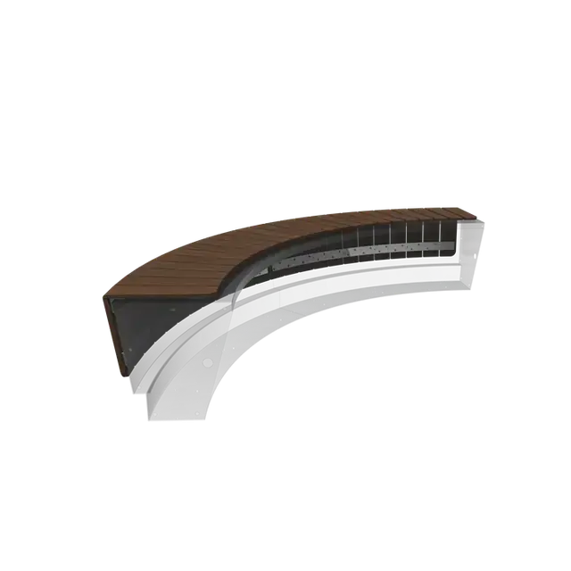 Mis het niet | Bamboe KeerwandenZitting REVERT2840 x 870 x 358 mm
