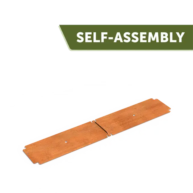Rechtstreeks uit de fabriek | Cortenstaal Accessoires CARREZ connect bodemplaat2000 x 400 x 2 mm