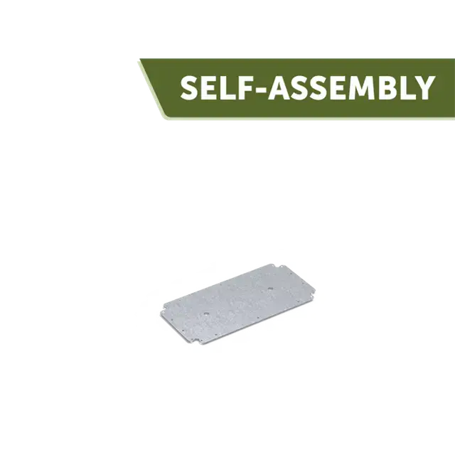Bestseller - Verzinkt staal Accessoires CARREZ connect bodemplaat800 x 400 x 2 mm
