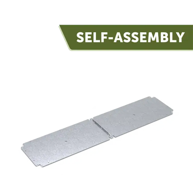 Verzinkt staal Accessoires CARREZ connect bodemplaat2000 x 500 x 2 mm | Nieuw in het assortiment