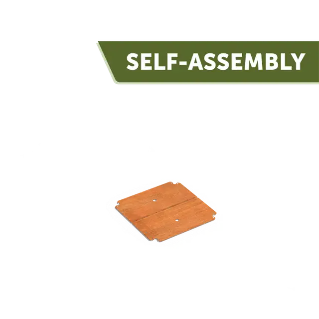 Nu kopen | Cortenstaal Accessoires CARREZ connect bodemplaat600 x 600 x 2 mm